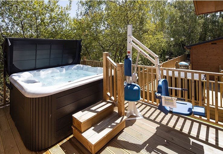 Sandford Lodge Accessible Hot Tub