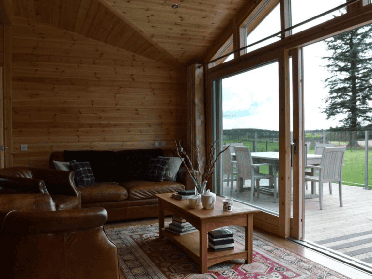 Fern Lodge Pitlandie Wood Living Room