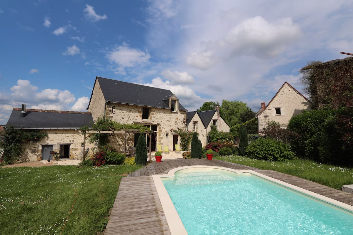 Charming stone house with garden and pool